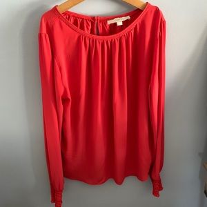 Soft/silky red top
